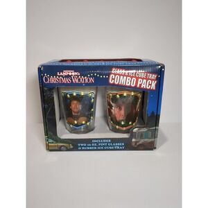 National Lampoons Christmas Vacation Beer Glasses Ice Tray Christmas Combo‎ Pack